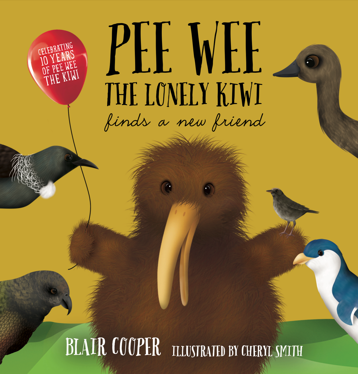 Pee Wee the Lonely Kiwi Finds a New Friend