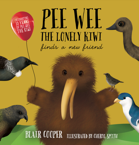 Pee Wee the Lonely Kiwi Finds a New Friend