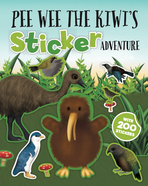 Pee Wee the Kiwi's Sticker Adventure