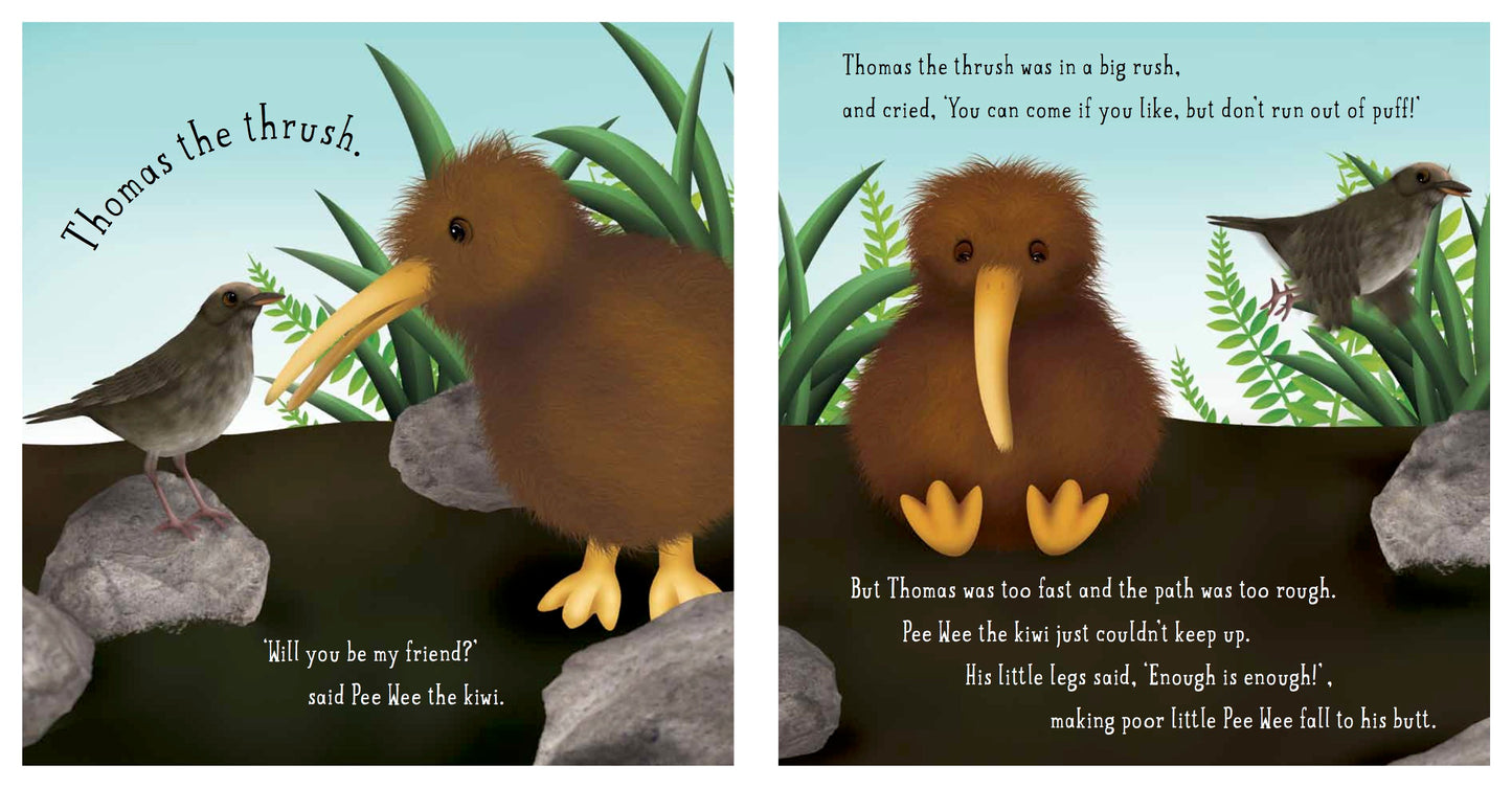 Pee Wee the Lonely Kiwi